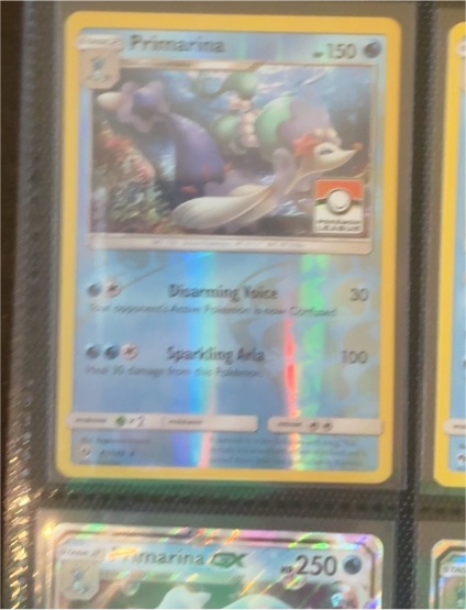 2017 Pokémon Sun & Moon #41 Primarina — front