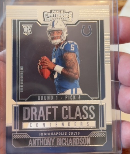 2023 Panini Contenders Draft Class #1 Anthony Richardson — front
