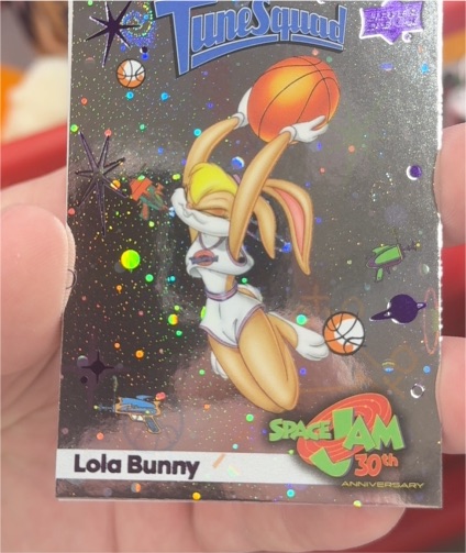 2026 Upper Deck Space Jam 30th Anniversary #6 Lola Bunny Cosmos Foil — front