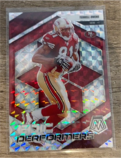 2025 Panini Mosaic #18 Terrell Owens Epic Performers — front