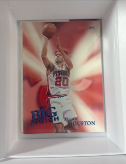 1996-97 Hoops #179 Allan Houston — front