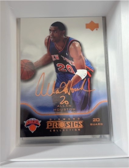 2004-05 Upper Deck Pro Sigs Diamond Collection #58 Allan Houston — front