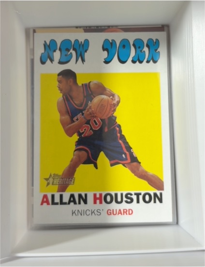 2000-01 Topps Heritage #158 Allan Houston — front