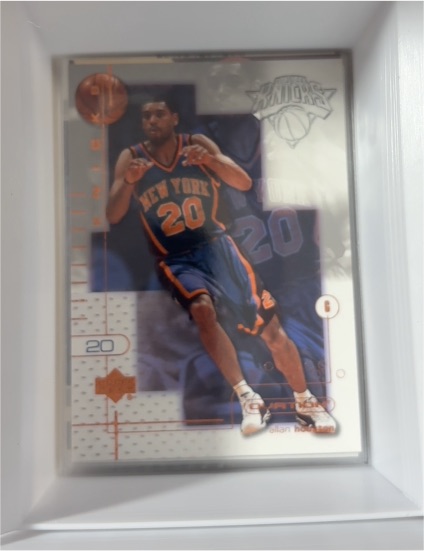 1998-99 Upper Deck AeroDynamics #A19 Allan Houston — front