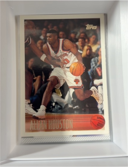 1996-97 Topps #195 Allan Houston — front