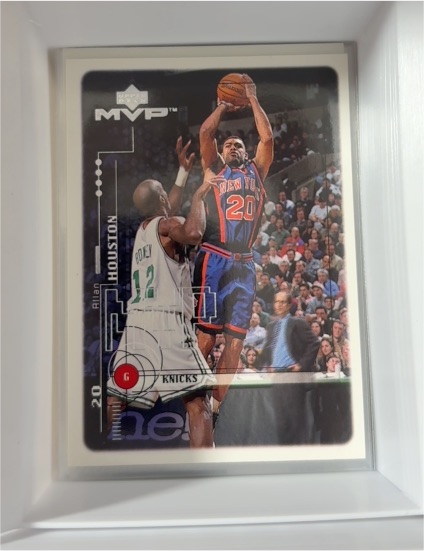 1999-00 Upper Deck MVP #106 Allan Houston — front