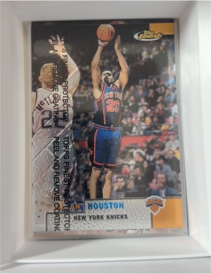 1999-00 Topps Finest #48 Allan Houston — front