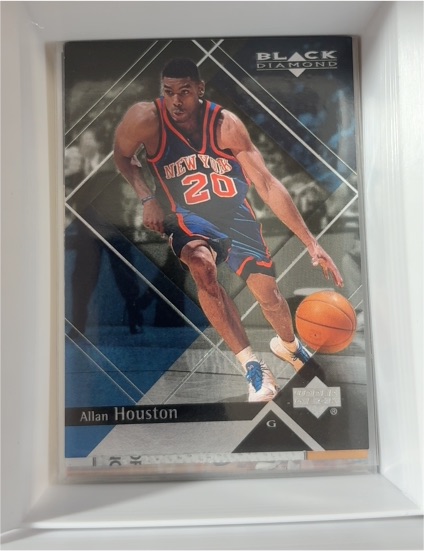 1999-00 Upper Deck Black Diamond #54 Allan Houston — front