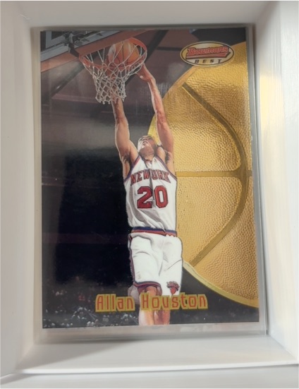 1997-98 Bowman's Best #72 Allan Houston — front