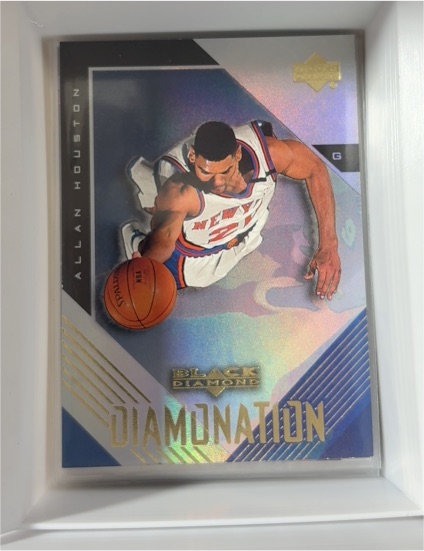 1999-00 Upper Deck Black Diamond Diamonation #D10 Allan Houston — front