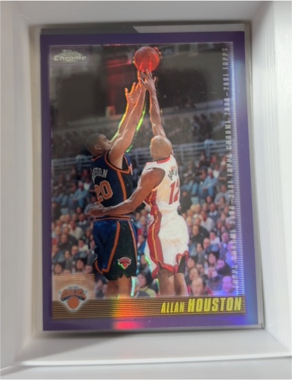 2000-01 Topps Chrome #110 Allan Houston — front