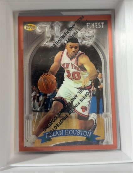 1996-97 Topps Finest #204 Allan Houston — front