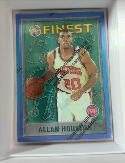 1995-96 Topps Finest #153 Allan Houston — front