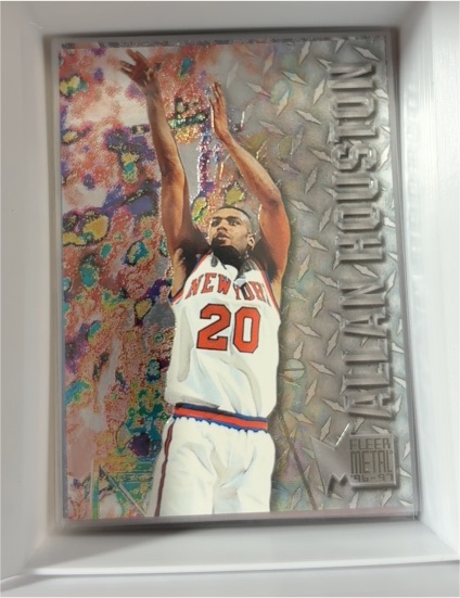 1996-97 Fleer Metal #195 Allan Houston — front