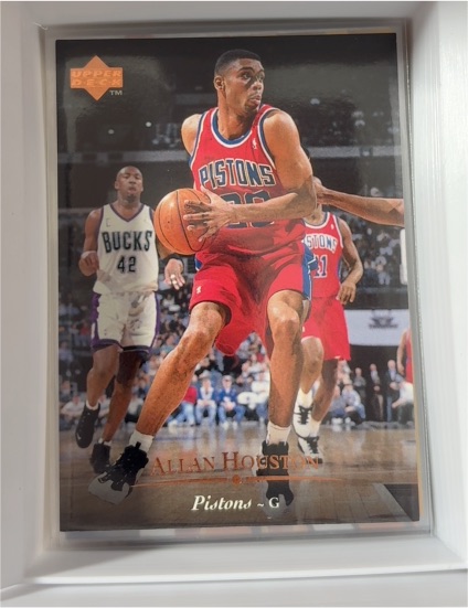 1995-96 Upper Deck #14 Allan Houston — front