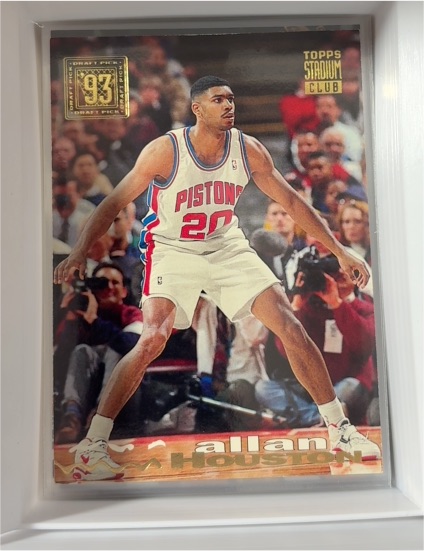 1993-94 Topps Stadium Club Draft Pick #247 Allan Houston — front