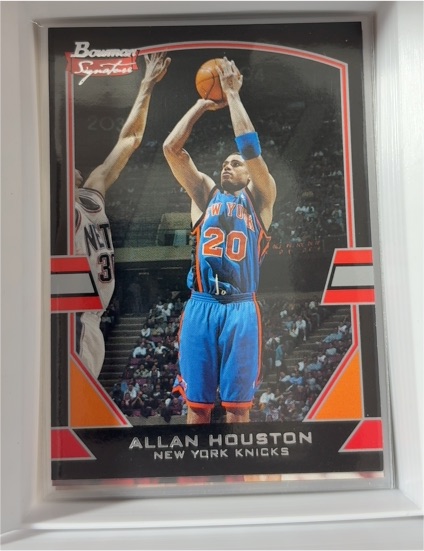 2003 Bowman Signature #55 Allan Houston — front