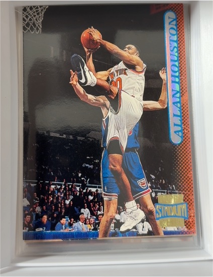 1996-97 Topps Stadium Club #126 Allan Houston — front