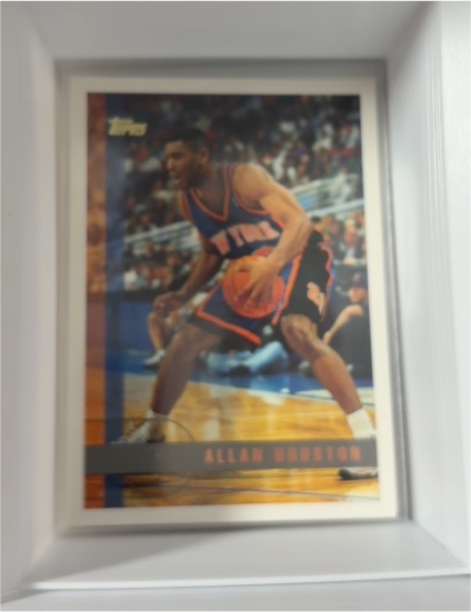 1996 Topps #195 Allan Houston — front