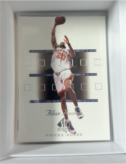 2001-02 Upper Deck SP Authentic #58 Allan Houston — front