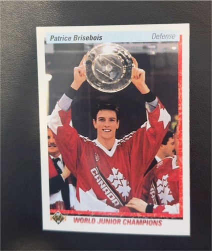 1990-91 Upper Deck #454 Patrice Brisebois — front