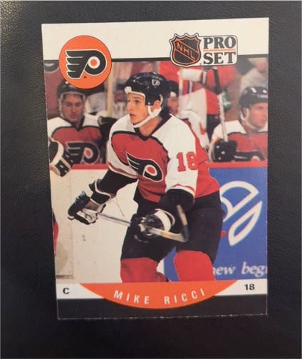 1990-91 Pro Set #631 Mike Ricci — front