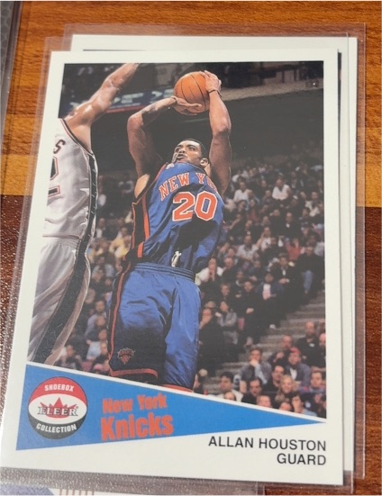 2001-02 Fleer Shoebox #124 Allan Houston — front