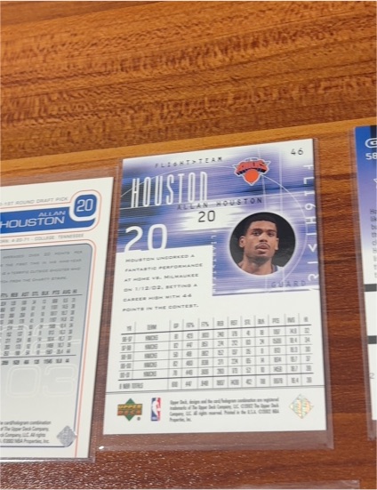 1995 Upper Deck #46 Allan Houston — front
