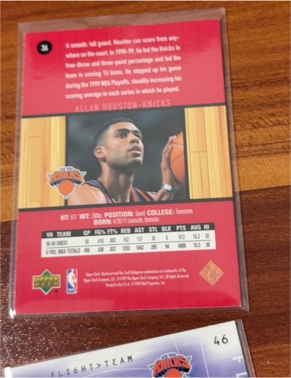 1996-97 Upper Deck #291 Allan Houston — front