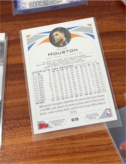 2003-04 Topps #69 Allan Houston — front