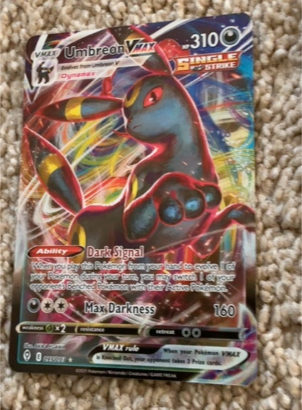 2021 Pokémon TCG Umbreon VMAX #095 — front