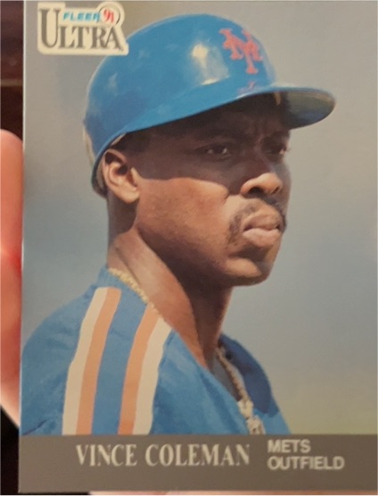 1991 Fleer Ultra #212 Vince Coleman — front