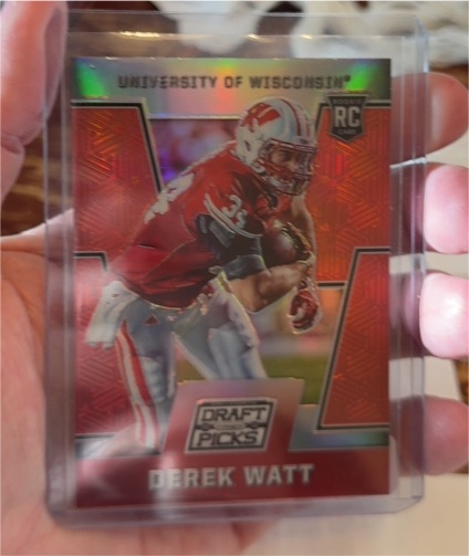 2016 Panini Prizm Collegiate Draft Picks #225 Derek Watt — front
