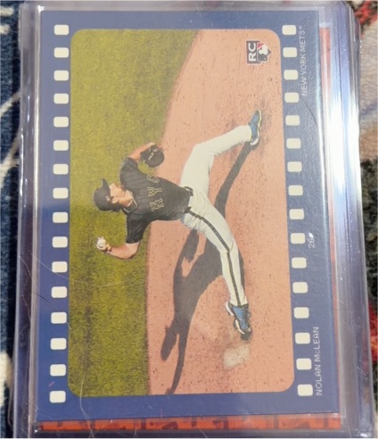 2026 Topps Heritage Ready, And Action Rookie Card #RA-NM Nolan McLean — front