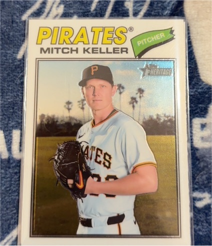 2025 Topps Heritage #146 Mitch Keller — front