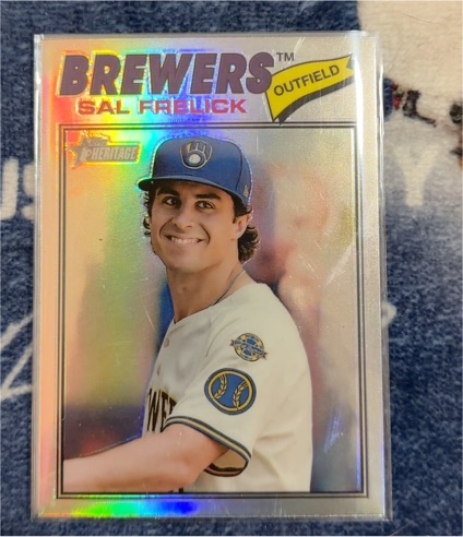 2025 Topps Heritage #427 Sal Frelick — front