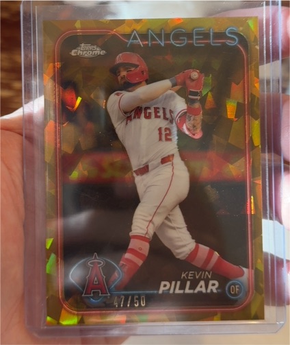2024 Topps Chrome Update #US214 Kevin Pillar — front