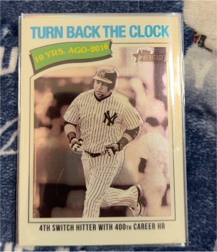 2026 Topps Heritage #334 Carlos Beltran Turn Back The Clock — front