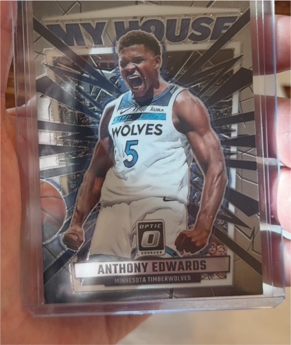 2023-24 Donruss Optic #9 Anthony Edwards My House — front