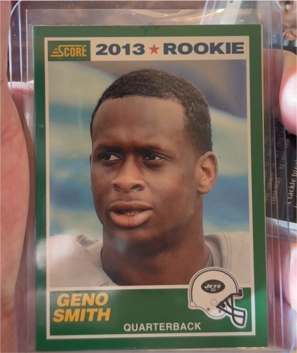 2013 Score #368 Geno Smith Rookie Card — front
