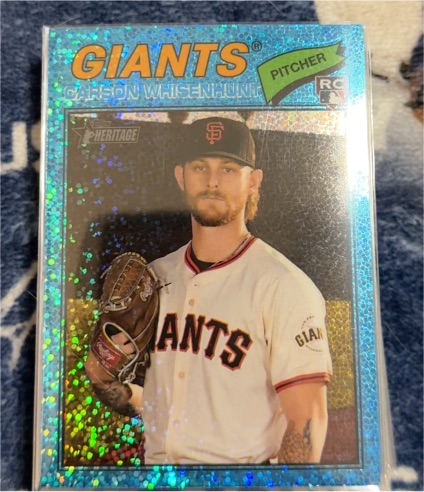 2026 Topps Heritage #79 Carson Whisenhunt — front