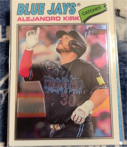 2026 Topps Heritage #341 Alejandro Kirk — front