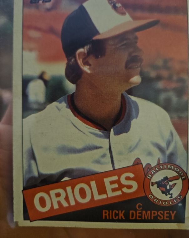 1985 Topps #521 Rick Dempsey — front