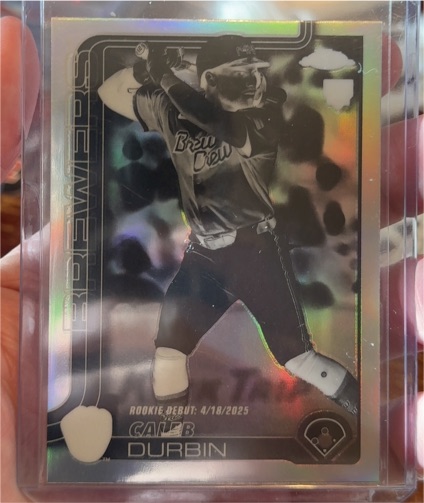 2025 Topps Chrome Update Series #USC112 Caleb Durbin — front