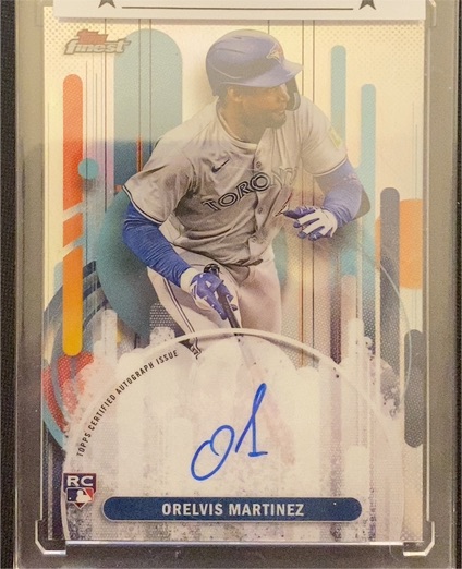 2025 Topps Finest #FA-OM Orelvis Martinez — front