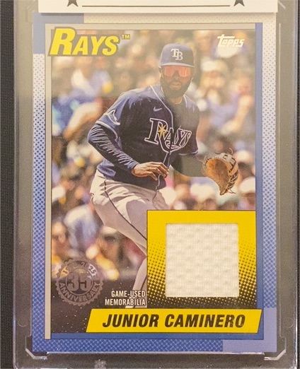 2025 Topps Update 35th Anniversary #90RU-JCA Junior Caminero — front