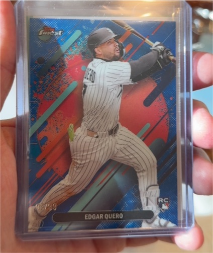 2025 Topps Finest #209 Edgar Quero — front