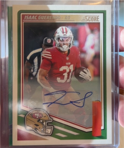 2025 Panini Score #259 Isaac Guerendo — front