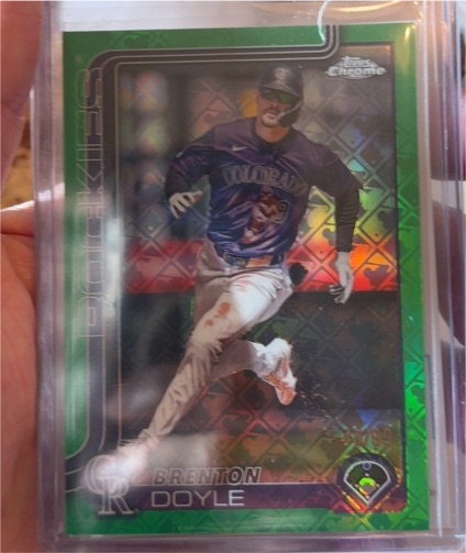 2025 Topps Chrome #118 Brenton Doyle — front