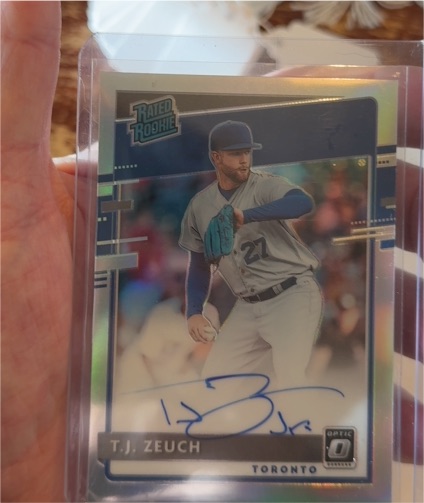 2020 Donruss Optic Rated Rookie #RRS-TZ T.J. Zeuch — front
